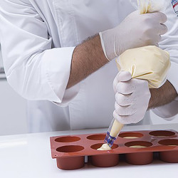 MANGAS PREMIUM 54cm. PUNTA AZUL ROLLO 12/100un